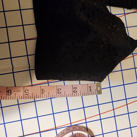 Chantelle Norah Comfort Supportive Wirefree Bra Split at band seam Black 32D - Picture 4 of 12